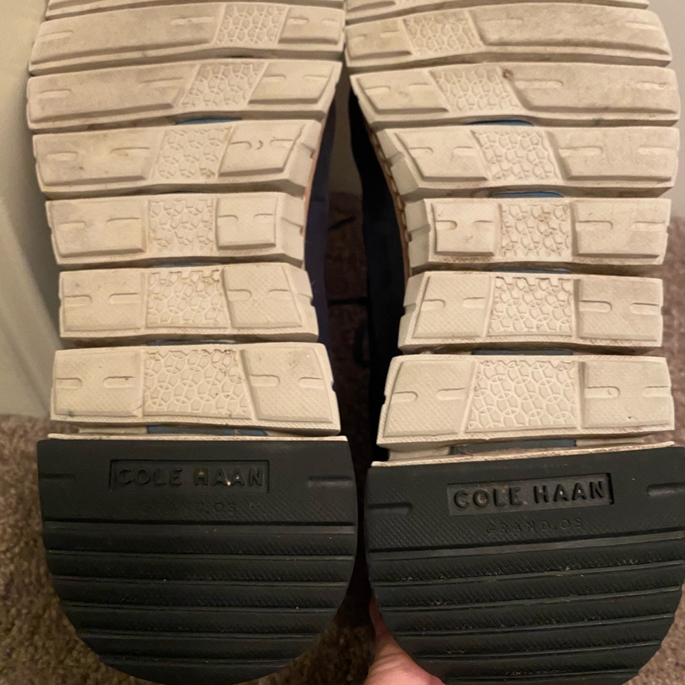 Cole Haan Men’s Zero Grand Navy Suede Shoes - Picture 9 of 9